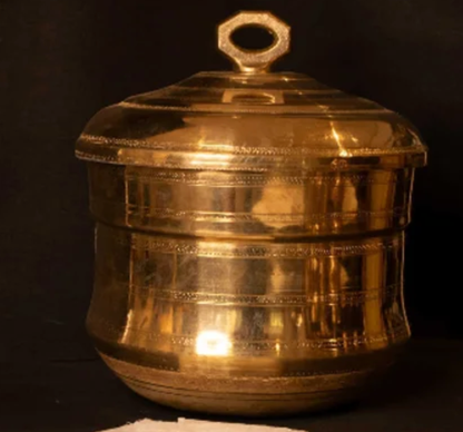 பாரம்பரிய இட்லி பத்ரம் (இட்லி குக்கர்-இட்லி தயாரிப்பாளர்-ஸ்டீமர்) - பாலிஷ் செய்யப்பட்டது