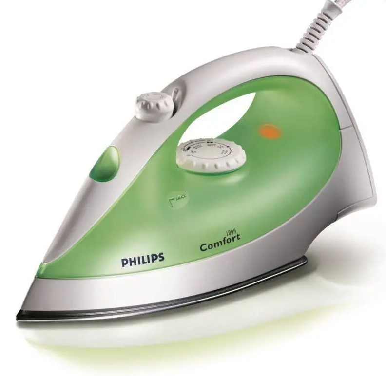 फिलिप्स GC-1015-70 1200 वाट स्टीम आयरन (हरा)