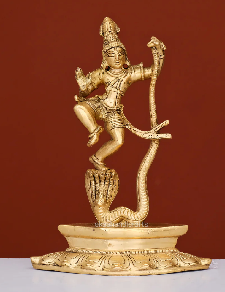 KALINGA KRISHNA PANCHALOHA IDOL-6 INCHES