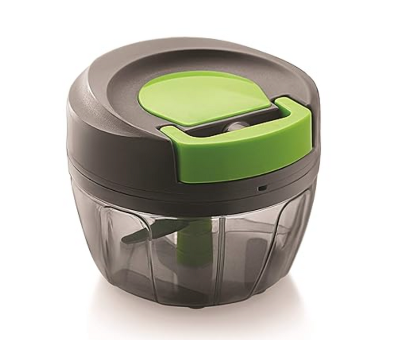 Anjali Easy Vegetable Choppy Vegetable Chopper & Cutter with 3 in 1 Blade, Grey and Green-1