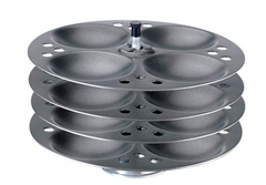 Premier Non-stick Idli Stand, 4 Plates, Easy-to-clean Cooking Plate For Perfectly Steamed Idlis, Durable And Vibrant Design-1