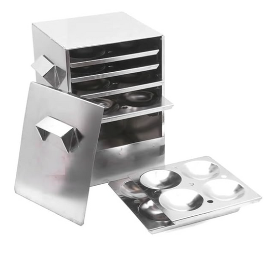 Stainless Steel Traditional Idly Box | Idly Steamer Set For Home Kitchen