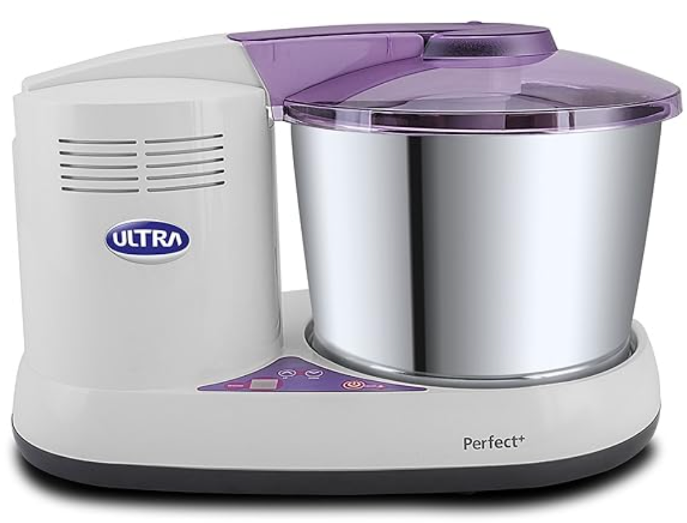 अल्ट्रा ABS प्लास्टिक एल्गी अल्ट्रा परफेक्ट+ वेट ग्राइंडर, 2 लीटर (सफ़ेद) 