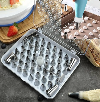 Cake Nozzle Set and Cake Nozzle Tool Used for Making Cake and Pastry Decorations