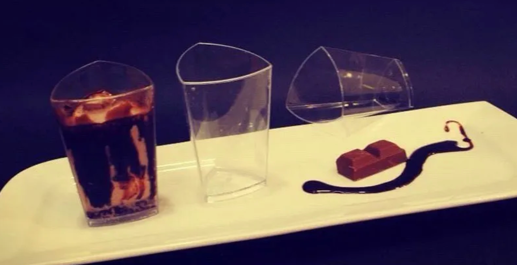 Triangle Drinking Glasses, Capacity: 100 ml