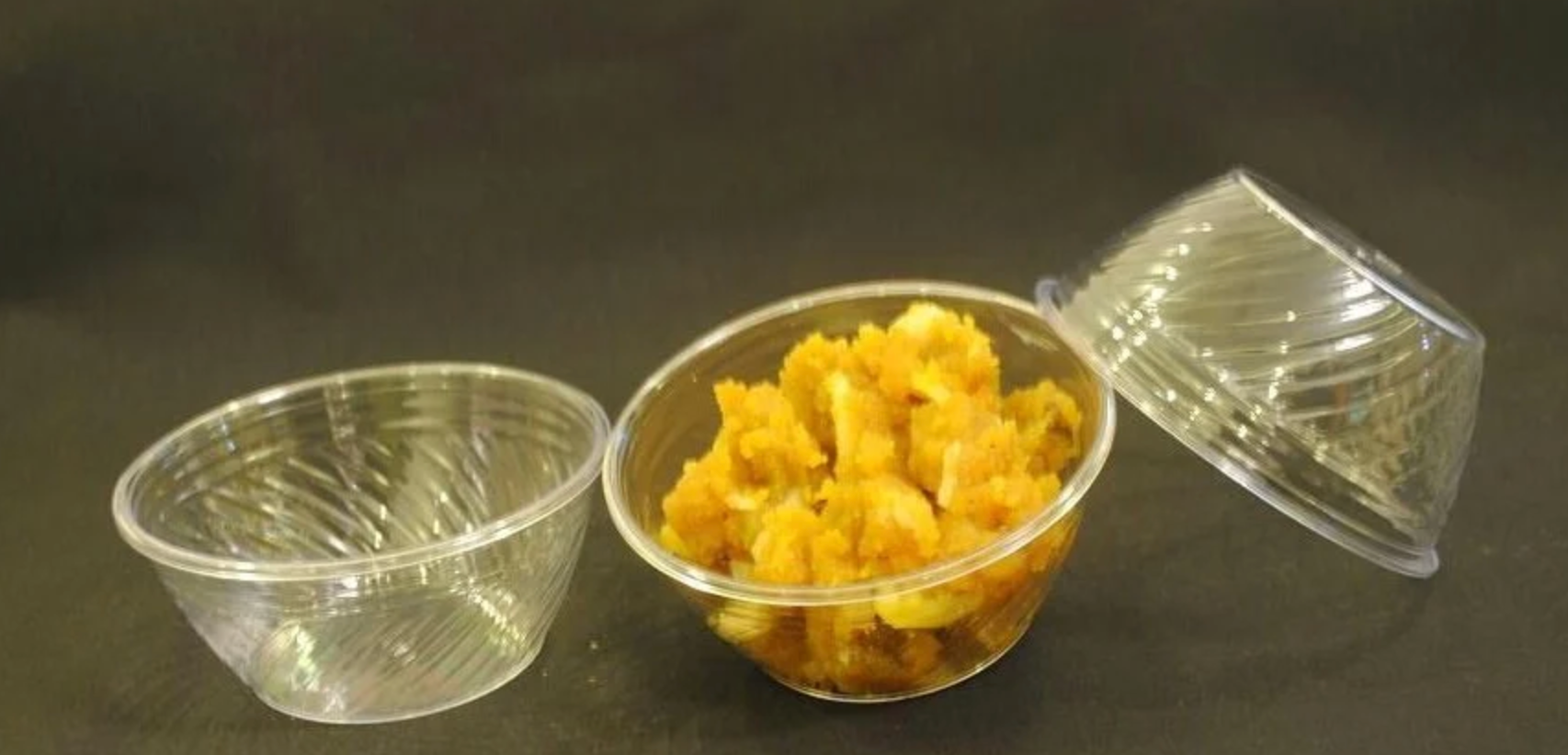 Plastic Transparent N-13 BIG DESIGNER BOWL 130ML, Capacity: 120 mL