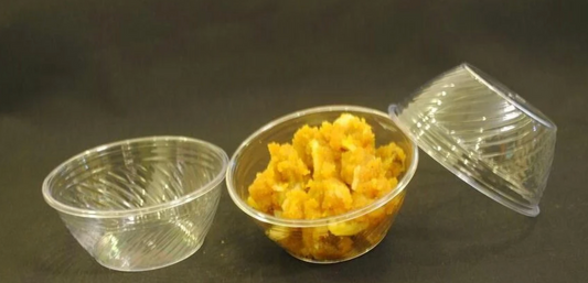 Plastic Transparent N-13 BIG DESIGNER BOWL 130ML, Capacity: 120 mL