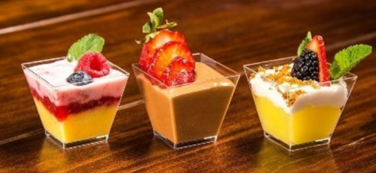 Transparent N-4 50 ML Mousse Cup ( 100pcs)