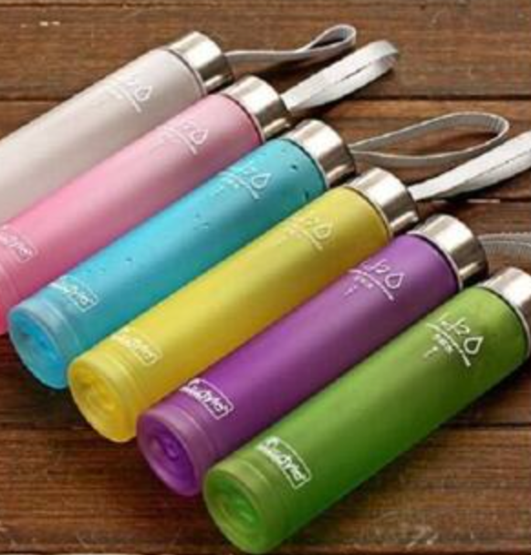 Portable Water Bottle Unbreakable Bicycle Sports Travel Camping Plastic Water Bottle ( pack of 1)