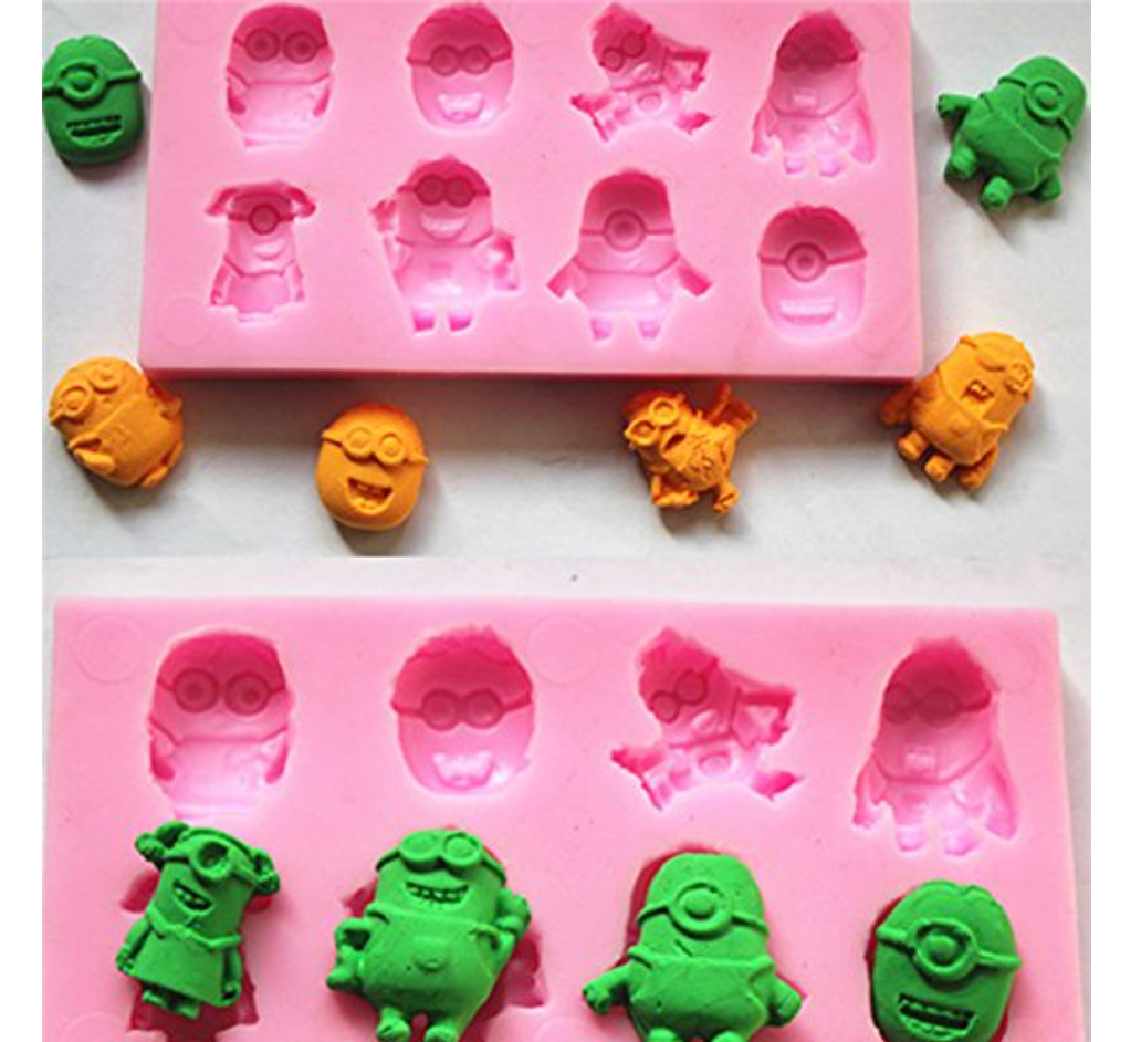 Cartoon Characters Resin Marzipan Clay Chocolate Cupcake Cake Topper Fondant Mold