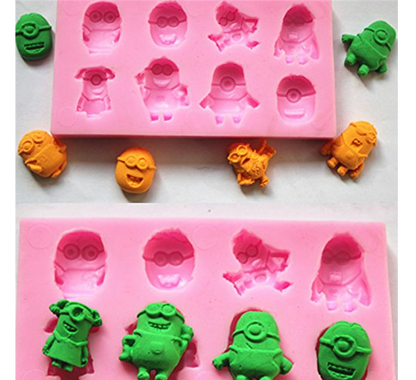 Cartoon Characters Resin Marzipan Clay Chocolate Cupcake Cake Topper Fondant Mold