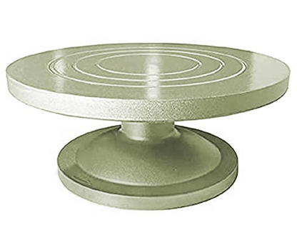 Decor Equip Smooth Rotating Fiber Cake Stand Cake Decorating Turntable - 1 Pieces