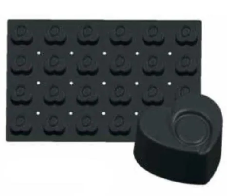 Silicone Cupcake Muffin Round Mould 40 cavity, Pack Contains: single pc