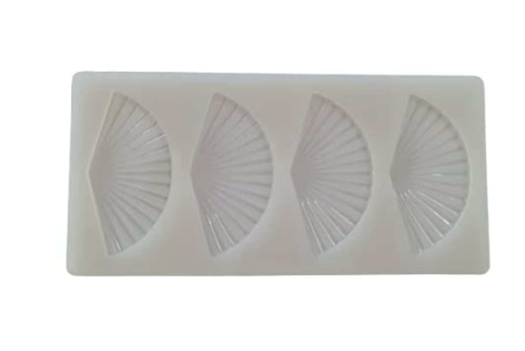 Royals Silicone Garnishing Moulds (Fan)| Fan Garnish Sheet | Fan Garnishing Mould| Fan Mould | Cake Garnishing Mould| Cake Decoration| Fondant Mould |