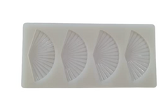 Royals Silicone Garnishing Moulds (Fan)| Fan Garnish Sheet | Fan Garnishing Mould| Fan Mould | Cake Garnishing Mould| Cake Decoration| Fondant Mould |-1