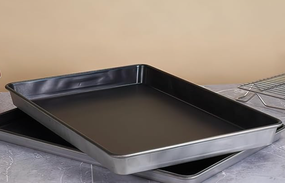 Commercial Grade Large Non-Stick Baking Pan, 24 x 16 inches (2 inch)