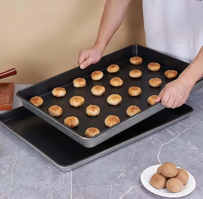 Commercial Grade Large Non-Stick Baking Pan, 24 x 16 inches (2 inch)