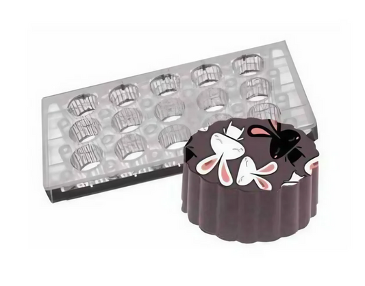 Chocolate Transfer Sheet Mold Polycarbonate Chocolate Mold DIY Handmade Chocolate Magnetic Chocolate Mold Candy Mould Flower