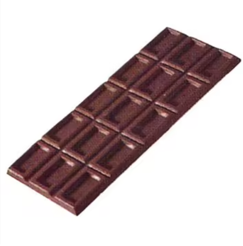 Hot Sales Rectangle Shape Food Grade Plastic PC AS Bar Tools Mould Chocolate Mold for Baking Candy-2