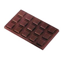Fat Daddio's 20-Piece Bars Candy Molds, Poly-1