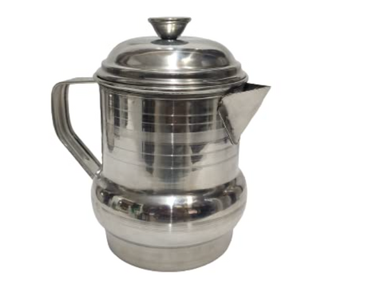 Velan Store Stainless Steel Oil, Ghee, Milk, Chocolate Syrup Dispenser-500 ml (Silver)