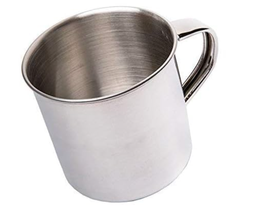 Velan Store Stainless Steel Multipurpose Usage Mug/Tea/Coffee Serving Mug- 300 ml Silver