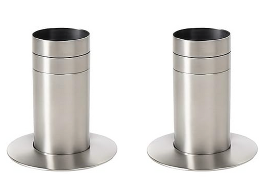Velan Store Stainless Steel Delux Tooth Pick Holder- Set of 2