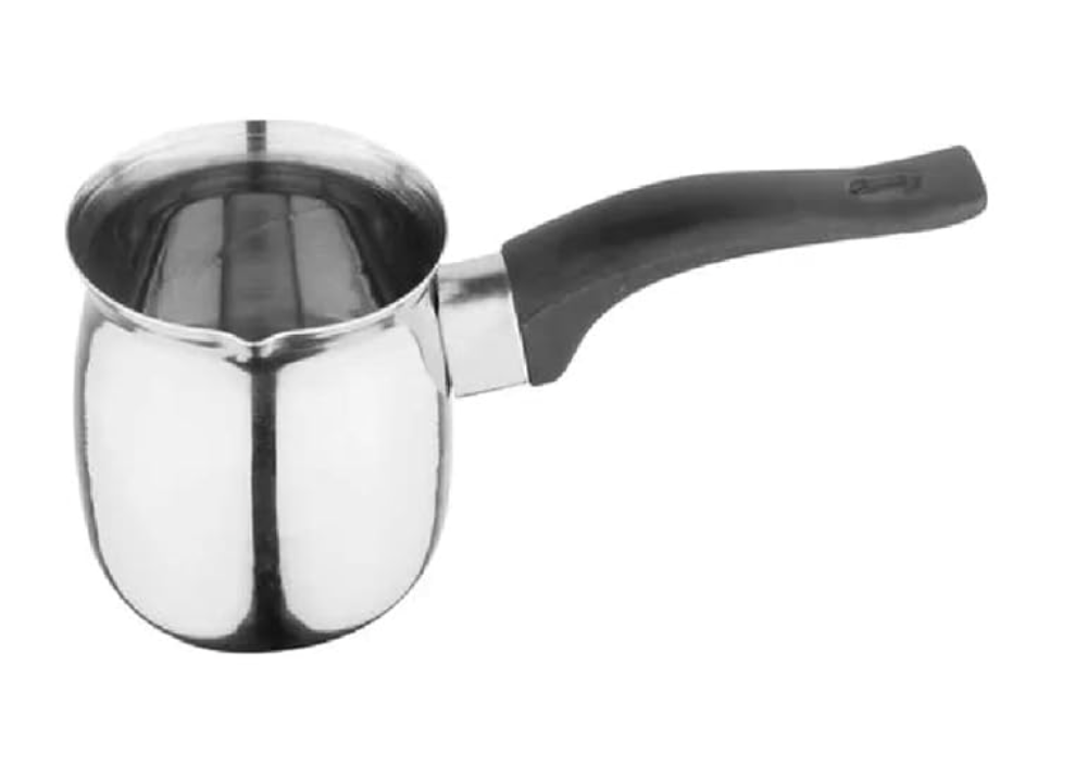 Velan Store Stainless Steel Milk/Coffee/Tea Warmer with Bakelite Handle 360 ml