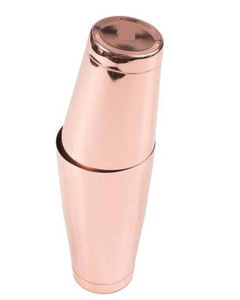 Velan Store Stainless Steel Copper Plated Professional Boston Shaker, Martini Shaker Drink Shaker for Bartending and Home Bar-1