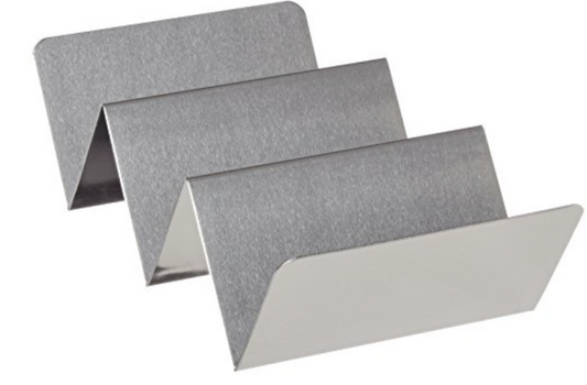 Velan Store Stainless Steel Double Sided Taco Holder 3/2