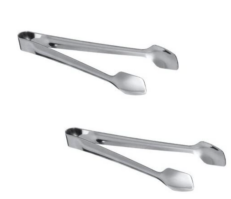 Velan Store Stainless Steel Sugar Tong- Set of 2-1