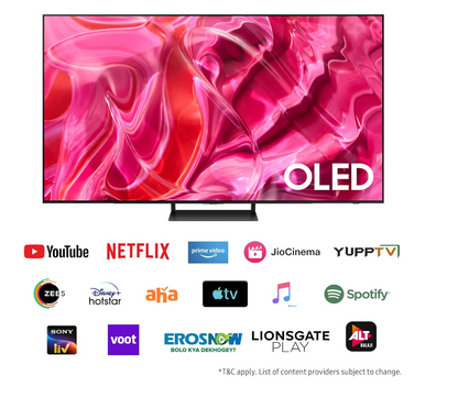 Samsung 138 cm (55 inches) 4K Ultra HD Smart OLED TV QA55S95DAULXL (Graphite Black)