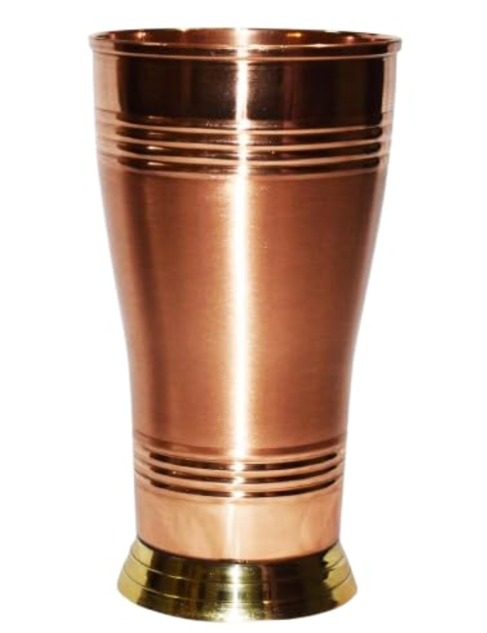 Pure Copper Tumbler Glass – Rasika Design | Ayurvedic Drinkware for Daily Wellness-1