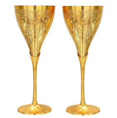 Handcrafted Brass Wine Glass – Luxury Antique Drinkware for Timeless Elegance-1