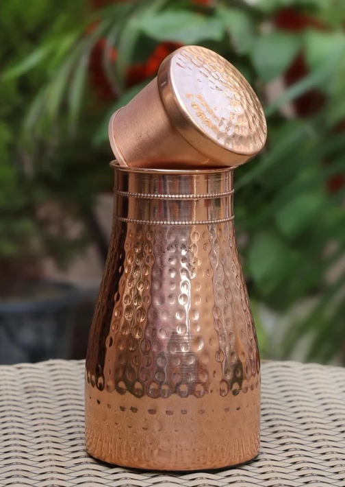 Copper Water Jar | Pure Copper Hydration Jar for Health | VelanStore