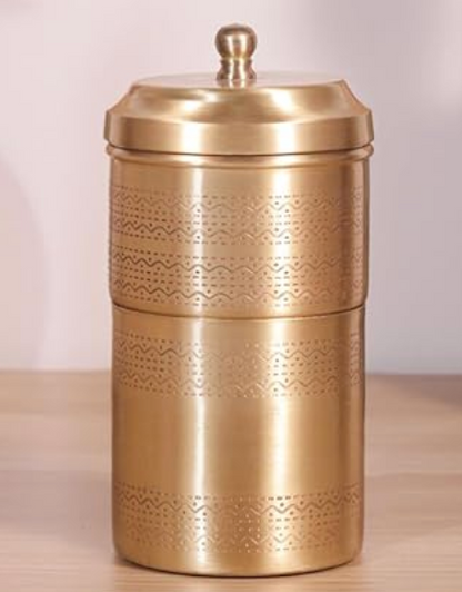 Brass Coffee Filter | Traditional Handmade Brass Coffee Strainer | VelanStore