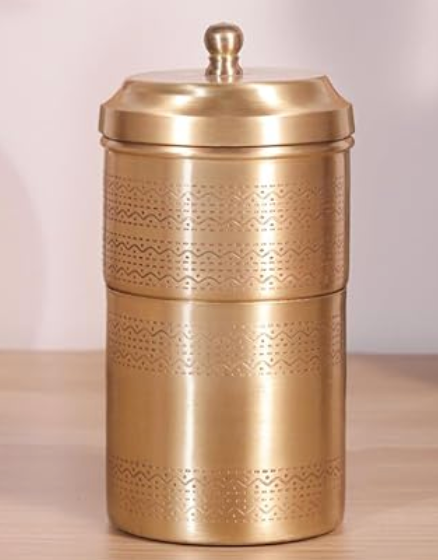 Brass Coffee Filter | Traditional Handmade Brass Coffee Strainer | VelanStore-1