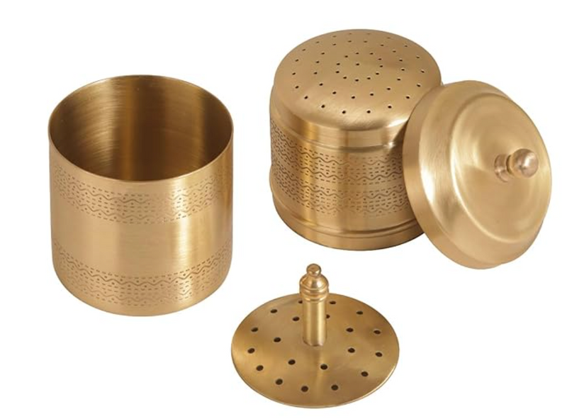Brass Coffee Filter | Traditional Handmade Brass Coffee Strainer | VelanStore-2