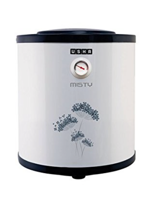 Usha Misty 15-litres 2000-Watt 5 Star Storage Water Heater (Twinkling Grey) With Free Installation