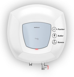 HAVELLS Greta Prime  5 Star Vertical Storage Geyser with Whirlflow Technology (White & Blue)-1
