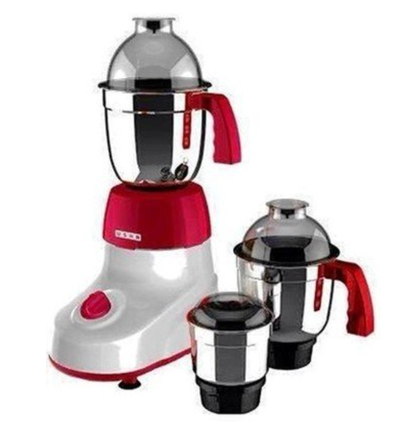 Usha Mircro Smart Mixi- 3475 600Watts 3Jars-1