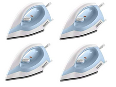 Usha SI 3802 1000-Watt Dry Iron (Blue/White) Pack of 4-1