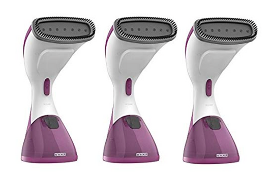 உஷா டெக்னே டைரக்ட் 1000-வாட் ஆடை நீராவி (ஊதா/வெள்ளை) 3 பேக்