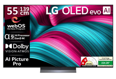 LG evo AI C5 139.7 cm (55 inch) OLED 4K Ultra HD Smart WebOS TV with Dolby Vision & Dolby Atmos (2025 model)-1