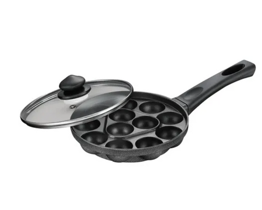 Prestige Omega Select Plus Paniyarakkal with Lid (Aluminium, Non-stick)