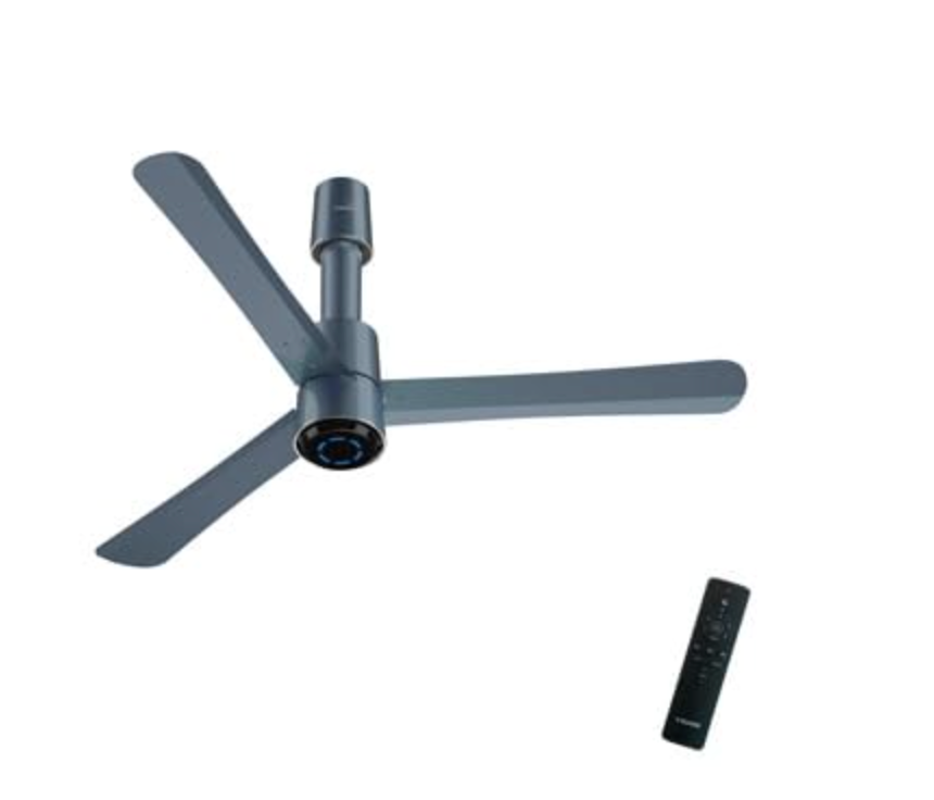 V-Guard INSIGHT-G Electric Ceiling Premium Decorative BLDC With Remote Fan (Alpha Blue) 1.2 Metertr