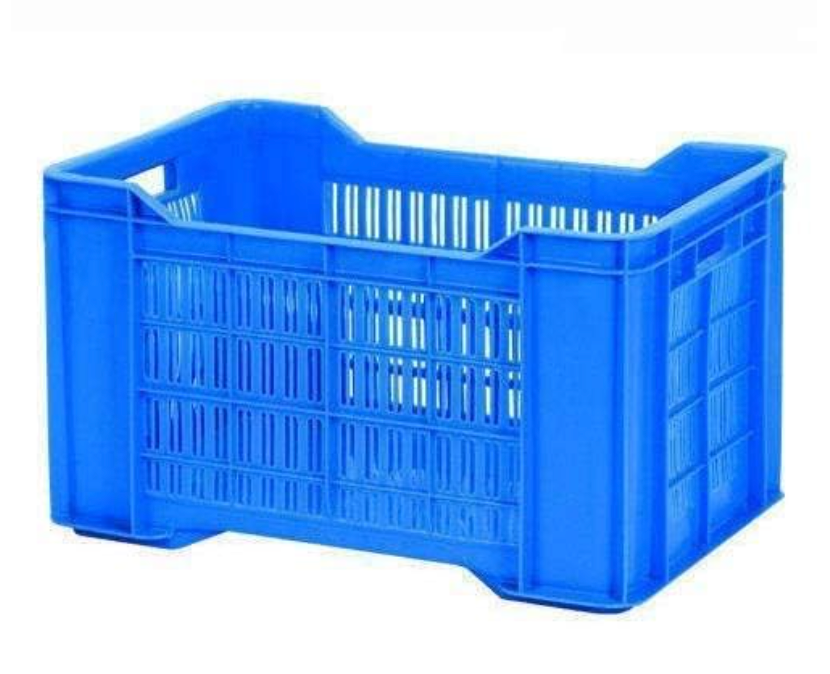 Nilkamal Multi-Purpose Use Crates-53300 JR (500x300x300mm) (Finish Color -Blue) (Plastic), 50 x 30 x 30 Cm