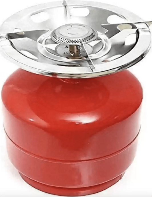 पोर्टेबल कुकिंग स्टार्टर किट - गैस सिलेंडर और स्टोरेज बंडल