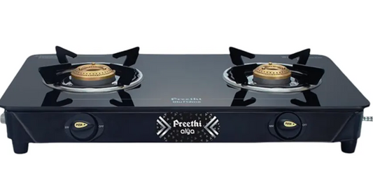 Preethi Mixer & Gas Stove Combo - Blue Leaf Mixer & Alya Gas Stove Bundle