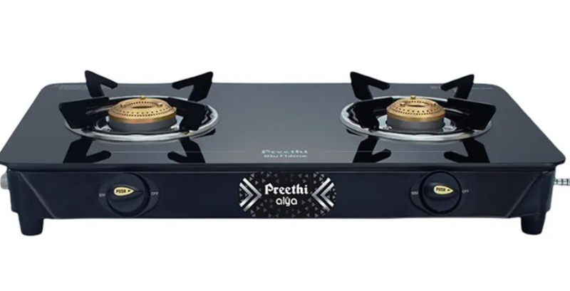 Preethi Mixer & Gas Stove Combo - Blue Leaf Mixer & Alya Gas Stove Bundle-2